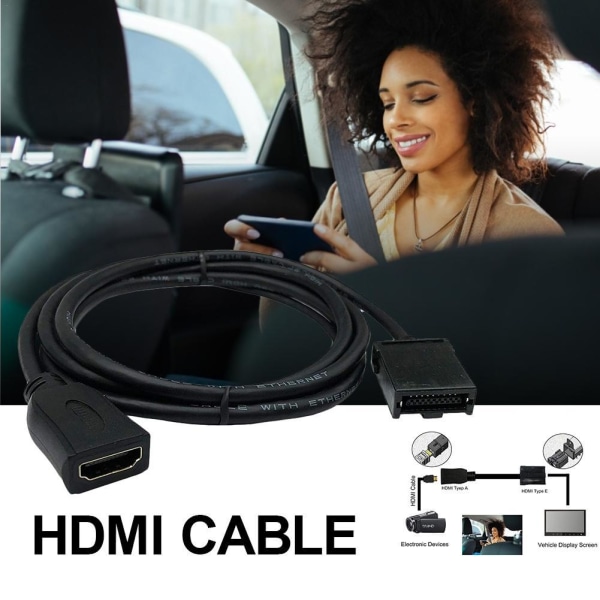 HDMI-kompatibelt kabel HD Video - Kabel Type E Black