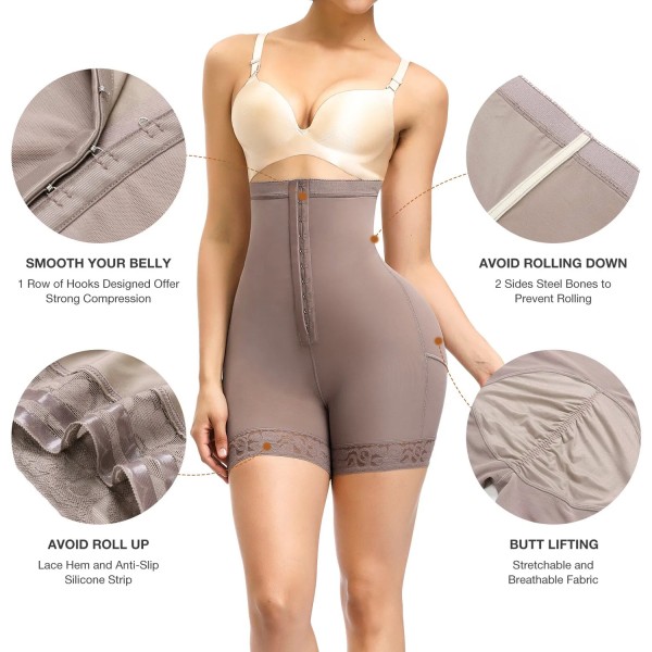 3-i-1 Shapewear Beige M