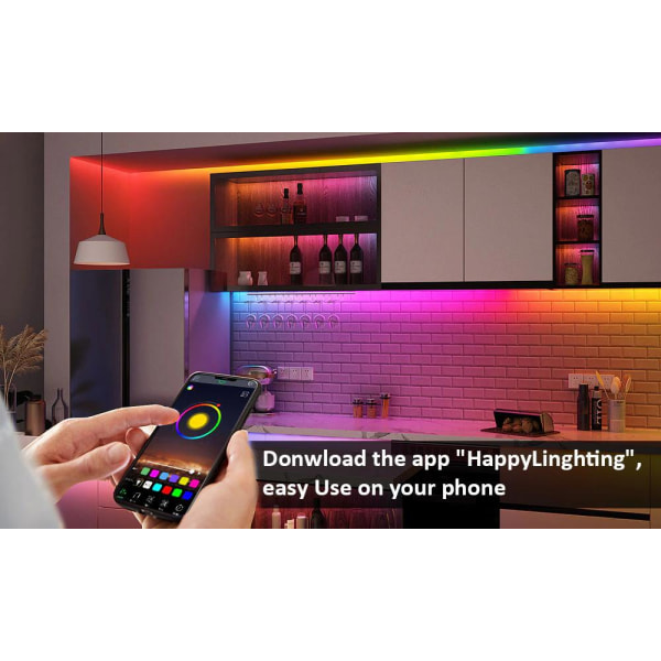 USB-drevet TV LED-baggrundsbelysning MultiColor 1m SMD5050 ColorRGB