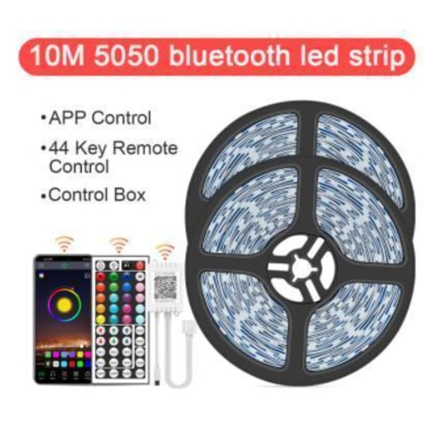 10M - 44-Key Bluetooth Led Strip - APP control MultiColor 10m smd5050 bluetooth led strip 18LE