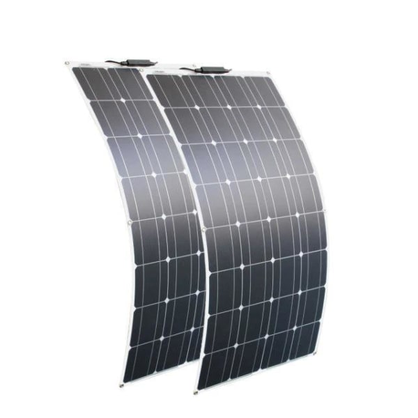 Aurinkoenergian tuotantojärjestelmät ja joustavat aurinkopaneeli Black 2x100W panel
