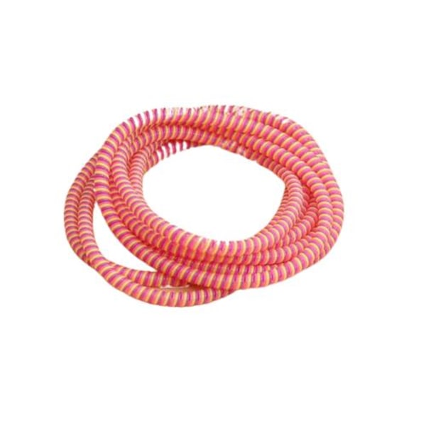 140cm skydd för laddningssladd Red Phone Wire Cord  Protector (Red)