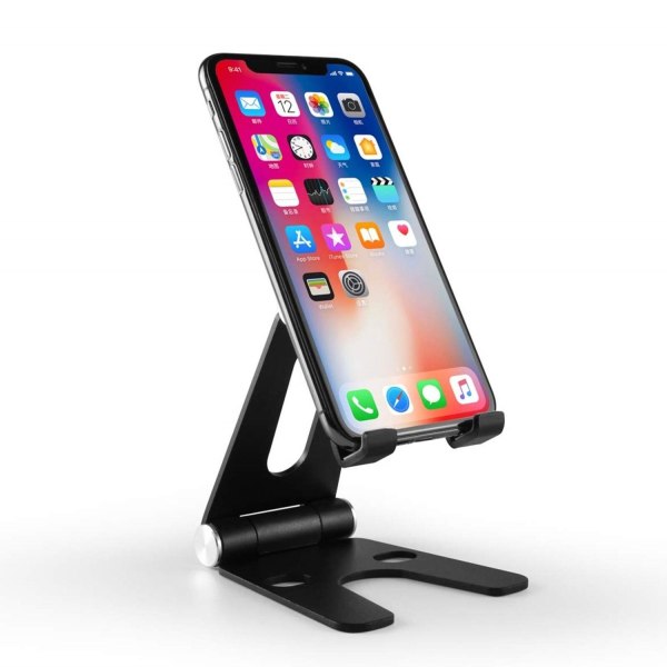 Universell justerbar holder for nettbrett og telefon Black