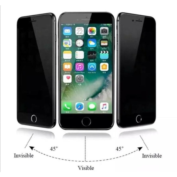 Privacy Glass Protector iPhone 6/7/8/XR/11 Transparent Apple iPhone 6+/7+/8+