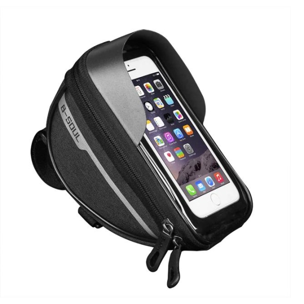 Vanntett telefonholder og bag for sykkel Blue Black Portable Mobile Phone Bag