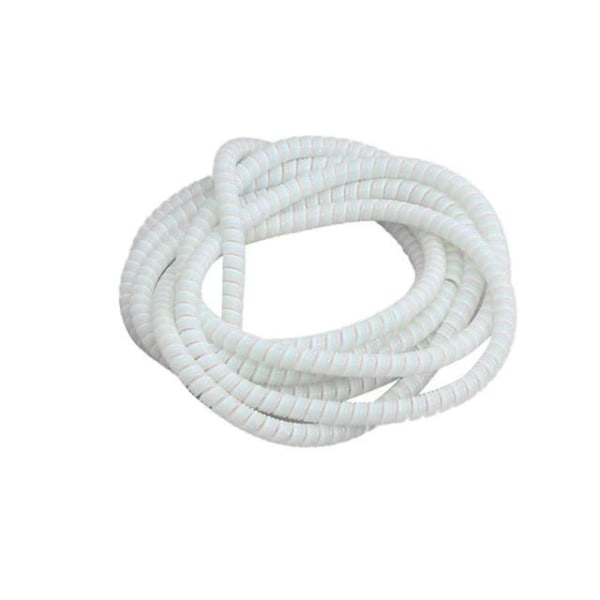 140 cm suoja latureille ja johdoille White Phone Wire Cord  Protector (White)