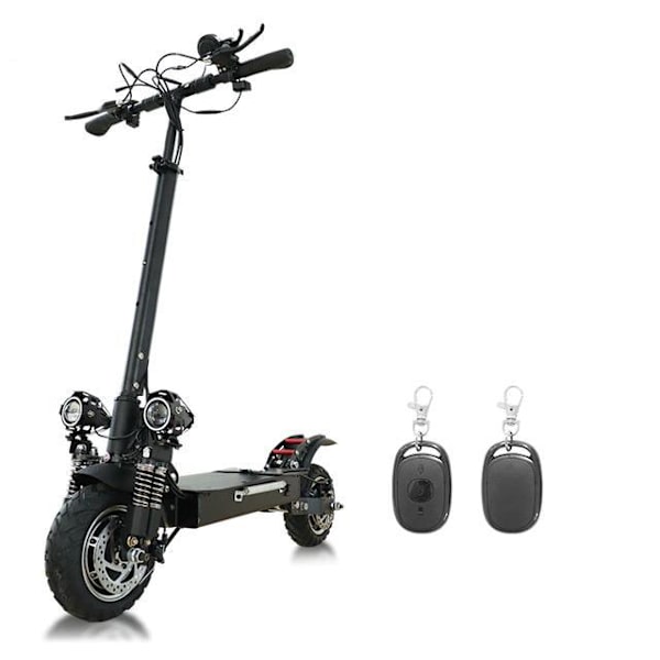 Kraftfull el scooter upp till 80 KM/H - OLIKA MODELLER Black X700 - 2600W - 48V 20AH - No seat