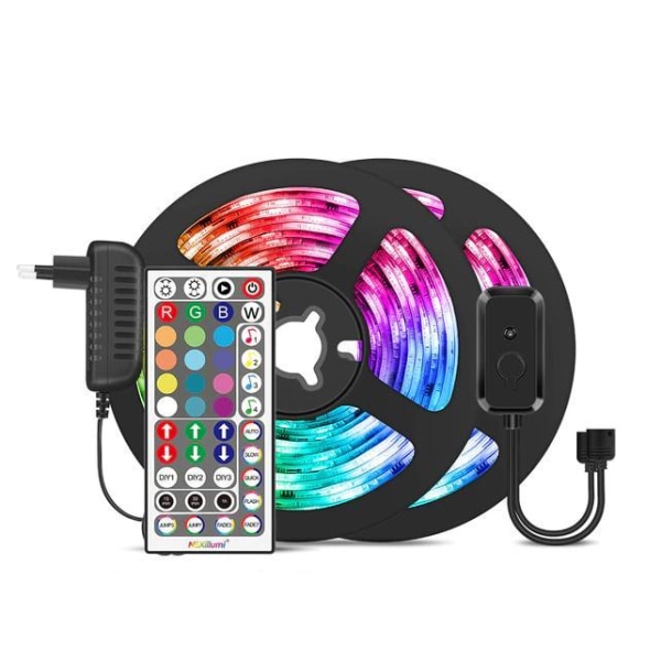 LED Strip RGB5050 Music Sync 44-Key Remote MultiColor ColorRGB 15m 5050 LED strip