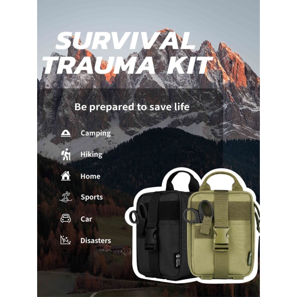 Tactical Survival Kit (35 osaa) Grey one size