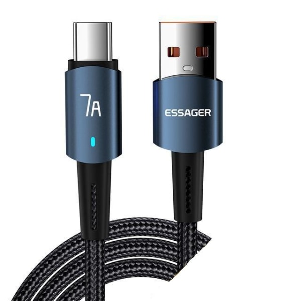 Essager hurtiglader 66W/6A USB-A til type C Blue Blue USB to Type C - 1m