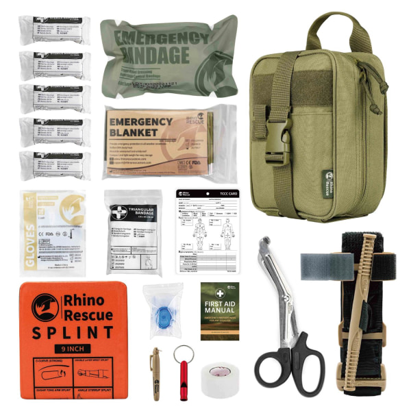 Tactical Survival Kit (35 deler) Brown one size