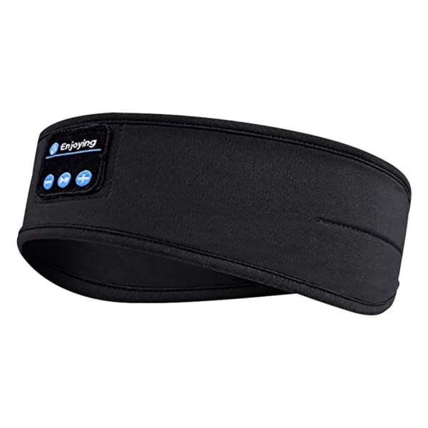 Sovemaske med trådløse bluetooth 5.0-hodetelefoner Black