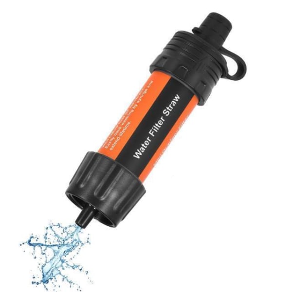 Bærbare vandfiltre med sugerør - 5000L - 0,01 mikron Orange orange
