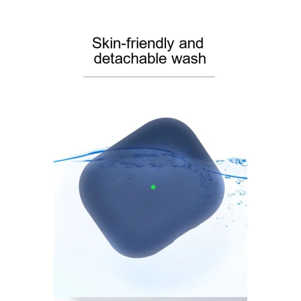 Silikoninen suojakotelo Apple Airpods 3:lle DarkBlue Blue