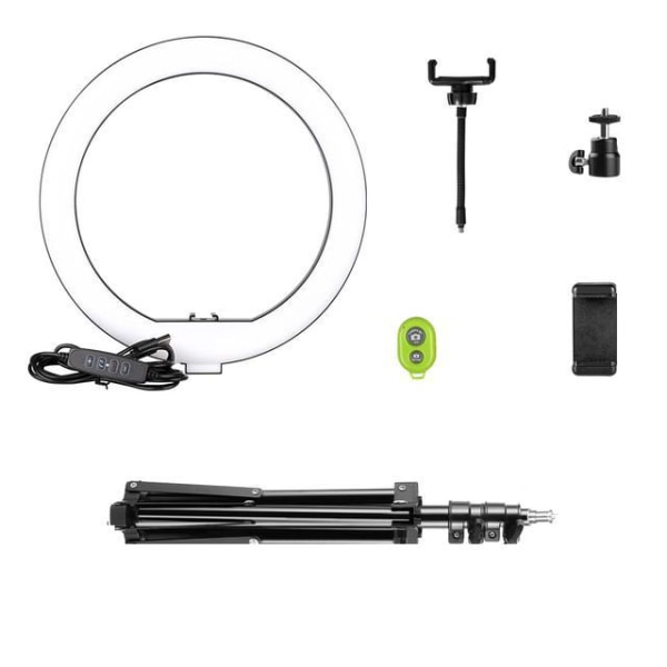 Selfie-ringljus med stativ Black 100cm tripod light