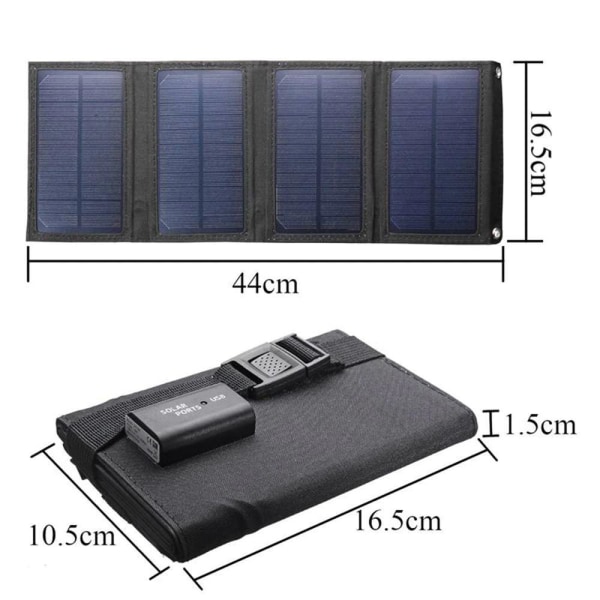 Bärbara solpaneler Black 6 tablets