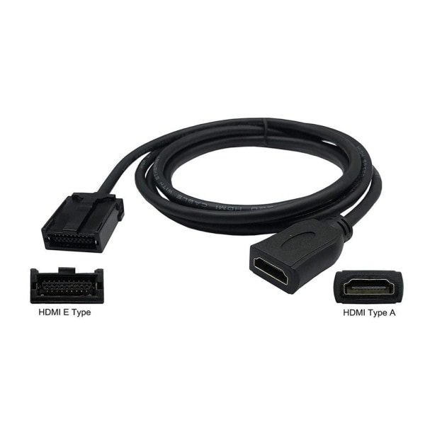 HDMI-yhteensopiva kaapeli HD Video -kaapelityyppi E Black