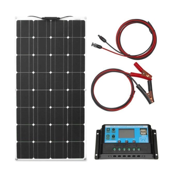 Aurinkoenergian tuotantojärjestelmät ja joustavat aurinkopaneeli Black 100w panel + system