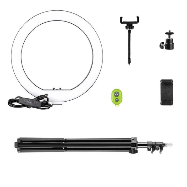 Selfie-ringljus med stativ Black 200cm tripod Light