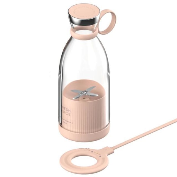 Elegant bärbar smoothie/juice blender Pink Pink (CR)