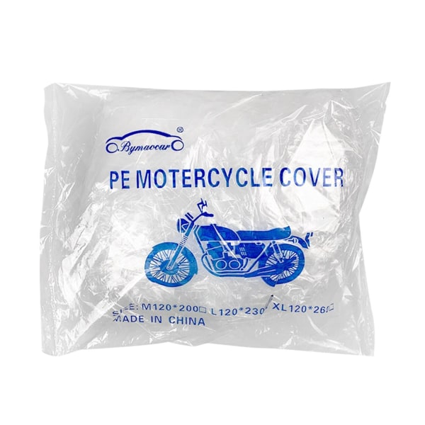 Vedenpitävä suoja skoottereille, polkupyörille ja mopoille Transparent Waterproof Scooter Cover (XL)