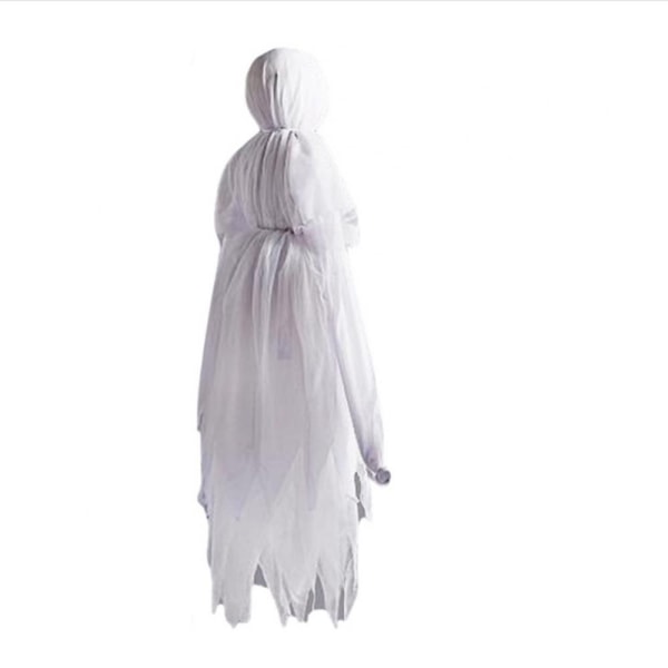 Halloween hængende kranie spøgelse White
