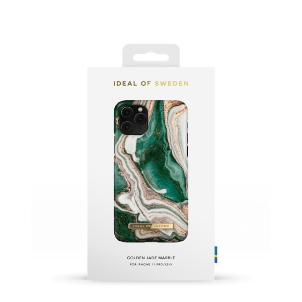 Ideal of Sweden Printed Case Golden Jade Marble Iphone/Samsung MultiColor Golden Jade Marble Galaxy S9+