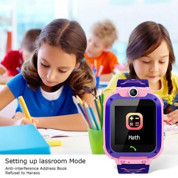 Vandtæt smartwatch til børn Pink rosa