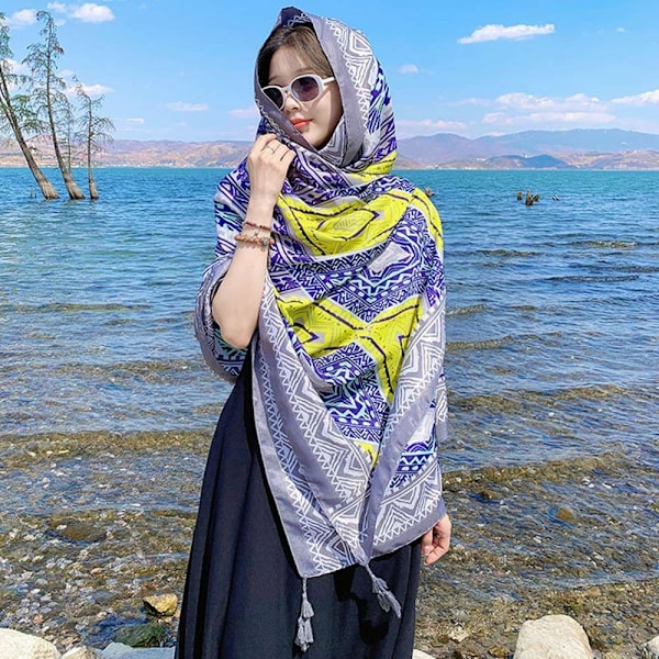 90x180 cm Rantahuivit Bandana 2 2 2 2