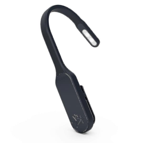 Oppladbar LED-leselampe: Svart
