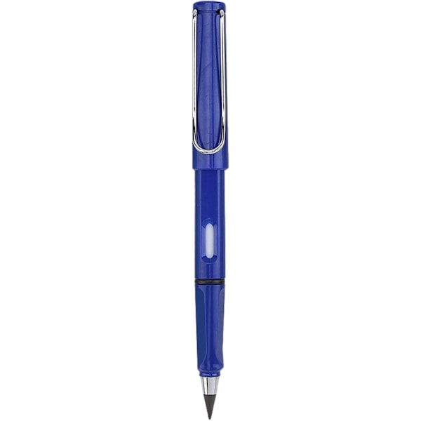 Pennor, Bærbar Evighedspen, Genanvendelig Viskelæder, Metal Blækfri Skrivekugle, Udskiftelig Grafitspids Pen, til Studerende Blue