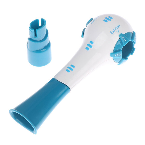Breathing Training, Lung Function Improvement Trainer, Spirometer Blue 0.08