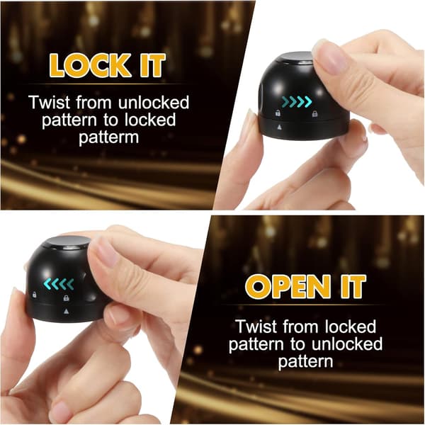 Champagne and Wine Stoppers, 4-Pack, Universal, Reusable, Silicone Material, Leak-Proof.