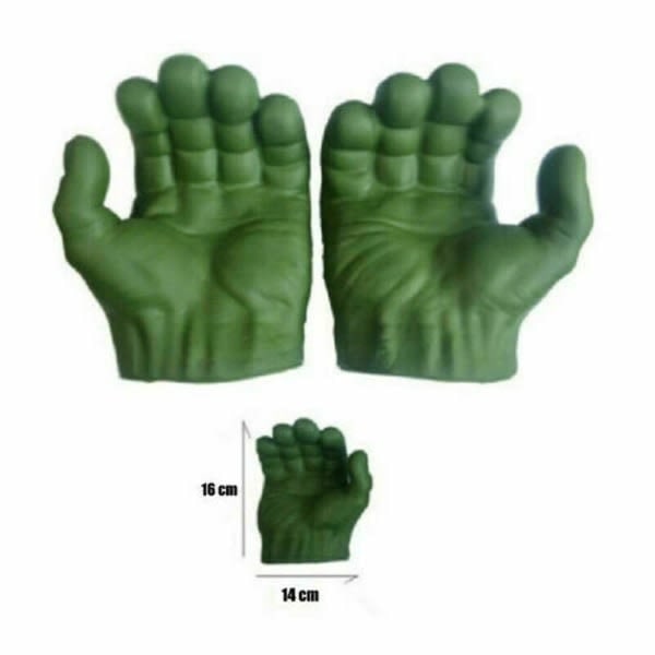 Hulk Smash Käsineet Avengers Cosplay Pehmeä Leikkieläin Nuken Käsineet Pari Juhla Leikkieläin Lahja - Täydellinen