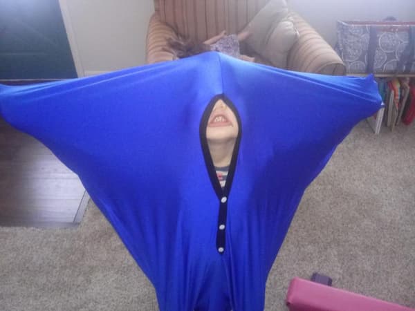 Busy Blanket Sensorisk Pose, Sensoriske Strømper Elastiske Bodysocks til Børn (XL 165*74cm)