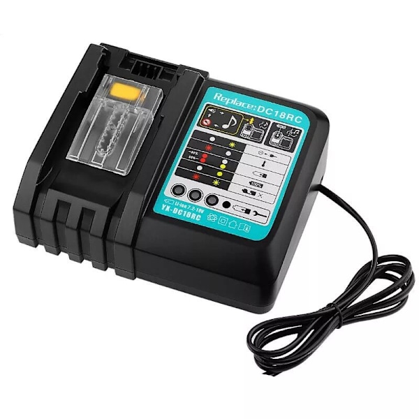 Makita Makit oplader DC18RC uden skærm 14,4V-18V effekt 3A - Perfekt