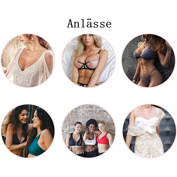 TopBine 3 Par BH-inlägg, BH-kuddar, Avtagbara sport-BH:ar, Bikinis, Underkläder Inlägg, Kuddar (YSJ)