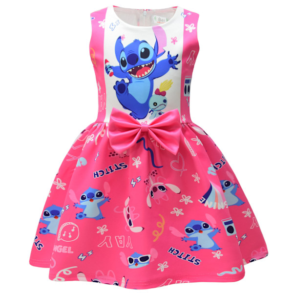 Lilo och Stitch Klänning med rosett för flickor style3 120 style3