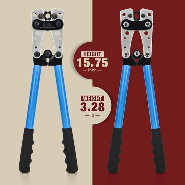 Cable clamps suitable for heavy-duty cable terminals, battery terminals, and copper terminals (AWG 8-1/0).