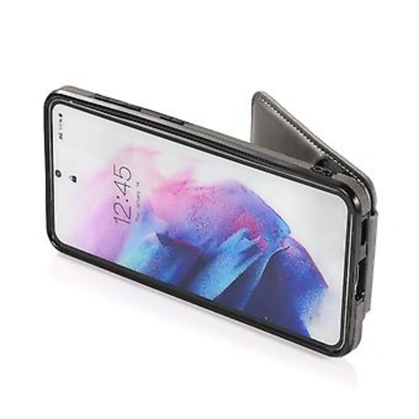 Plånboksfodral till Samsung Galaxy S21 5G (grå)