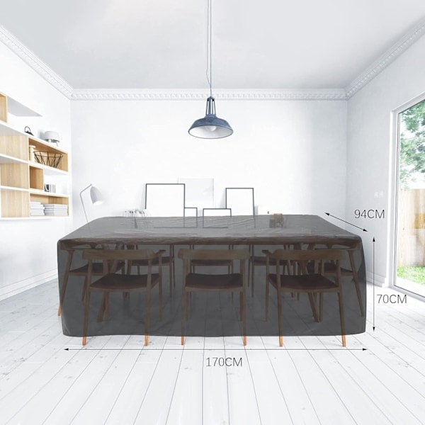 170 x 94 x 70 cm Puutarhakalusteiden Suojus, 420D Vahva Oxford-kangassuoja 170*94*70cm