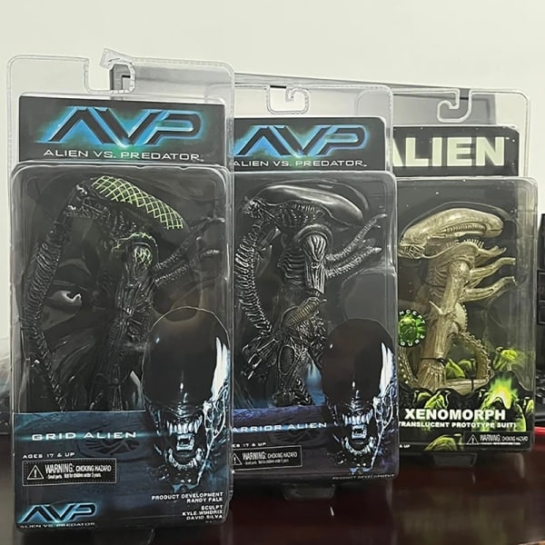 NECA Grid Warrior Xenomorph Alien -hahmo Alien vs Predator -toimintahahmo Keräilymalli Leikkikalut Joulu Syntymäpäivälahja Warrior