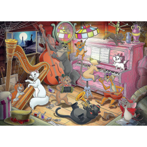 Ravensburger Disney Samlerudgave Aristocats Puslespil (1000 brikker)