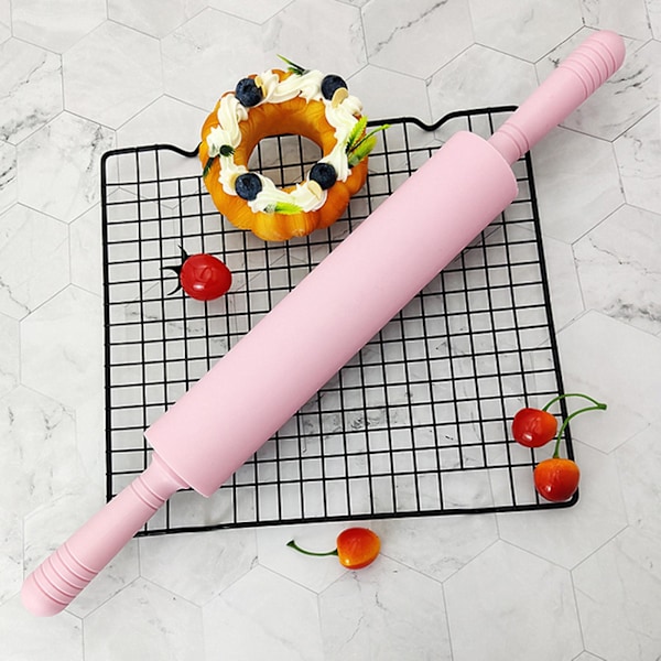 Non-stick Kavel Färgglada Bakverktyg Degrulle Kök (FMY) Pink