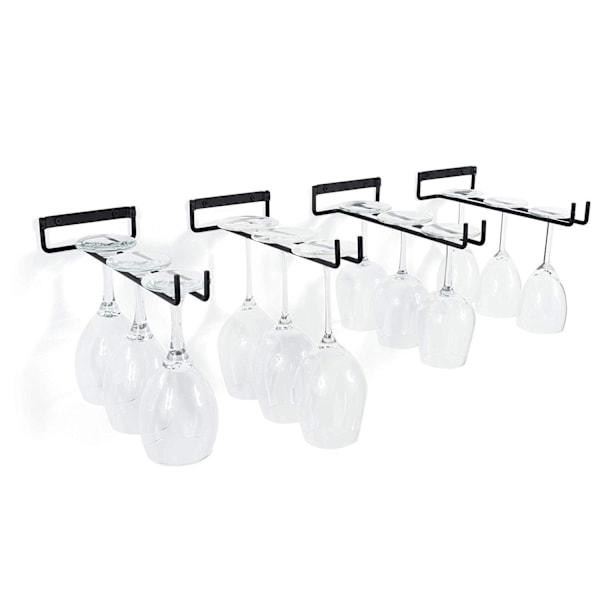 Hengende Glassholder - Vinglassholder med 5 Stenger for 13-18 Glass