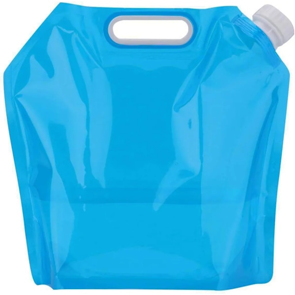 4 x Vikbar Vattentank Bärbar Hopfällbar Dricksvatten [2x5L + 2x10L] Vattentank Avfall