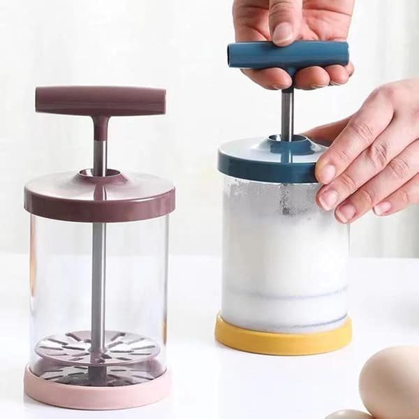 Handheld Egg Whisk for Creative Home, Copper, DIY Cake Whisk, Baking Tool, Christmas