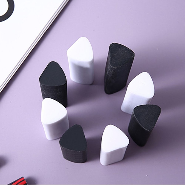 2 st Gummitriangulära Suddgummin 2 st SVARTA 2pcs Black 2pcs Black