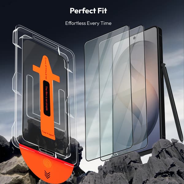 Compatible with Samsung S26 Ultra Screen Protector 2-pack + Lens Protector 1-pack - Tempered Glass | [Automatic Installation] - Bubble-Free