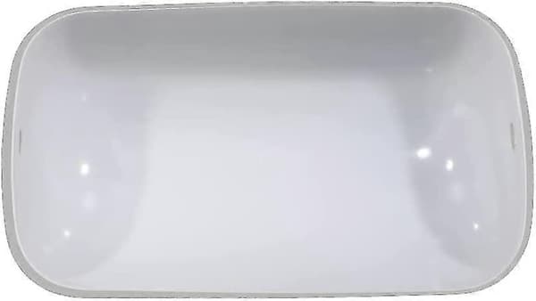 Vit 22,5 cm lampskärm, lämplig för bordslampor och golvlampor.